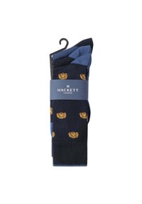 Hackett London HARRY ALLOVER 3 PACK - Ponožky - ink blue