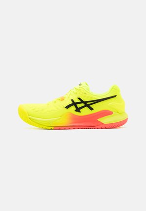 ASICS GEL-RESOLUTION 9 - Tennisschoenen voor alle ondergronden - safety yellow/black