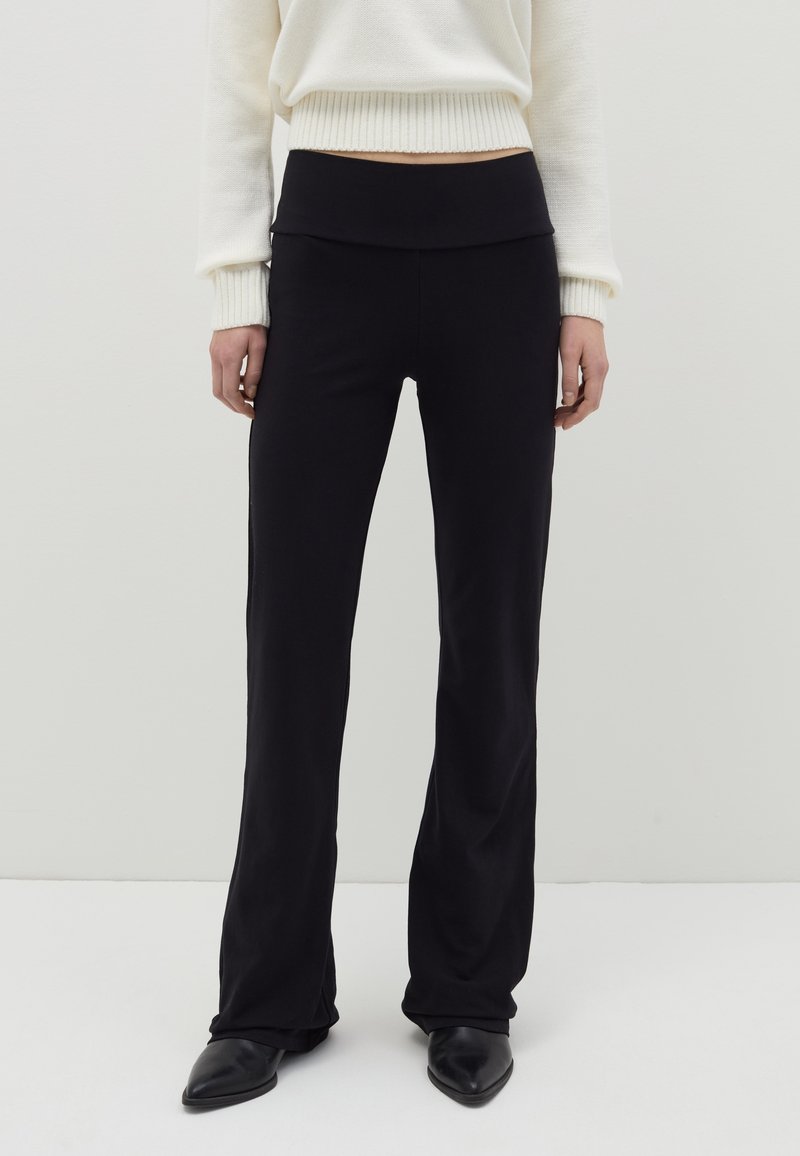 B.ANGEL FLARE-FIT STRETCH - Legging (type pantalon) - black