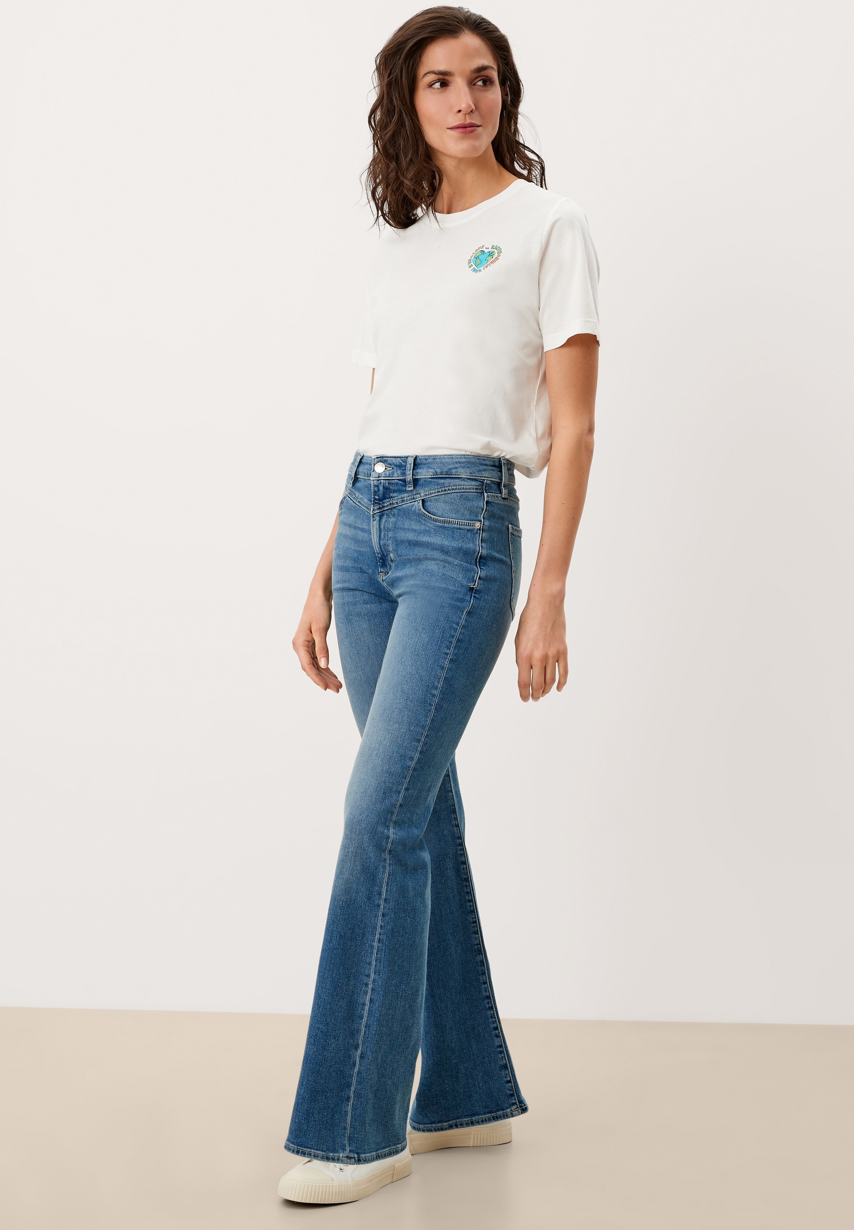 s.Oliver Bootcut jeans - blue/stone 