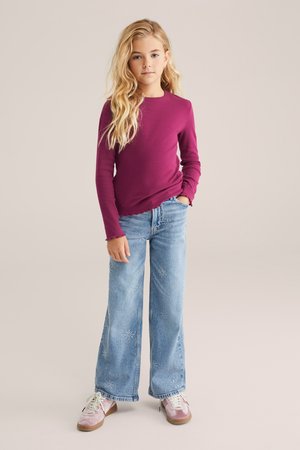 WE Fashion Ilgarankovis viršutinės dalies drabužis - light purple