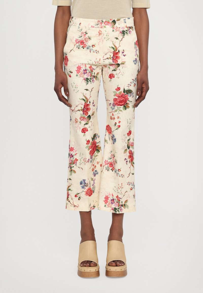 WEEKEND MaxMara CADMIO - Püksid - ivory