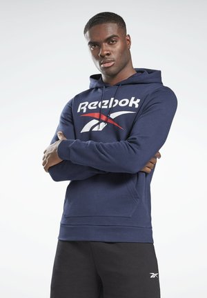 Reebok VECTOR BIG LOGO GRAPHIC SWEATSHIRT - Hoodie - blue