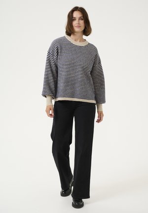 Kaffe ELLERY - Pullover - feather gray blue structure