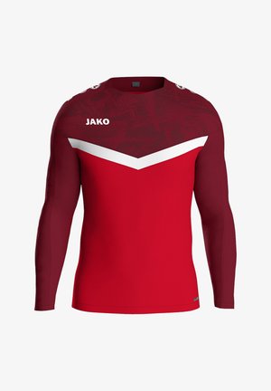 JAKO, FUSSBALL - TEAM - Langarmshirt - rotrot