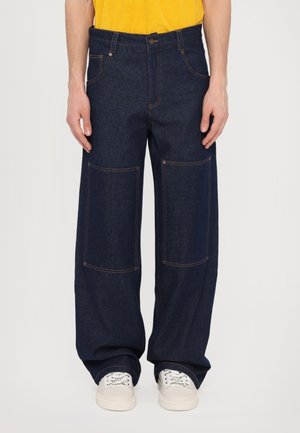 PATCHWORK - Relaxed fit jeans - blue