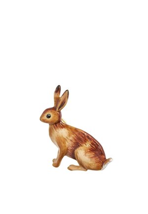 ENAMEL RABBIT - Brooch - gold coloured