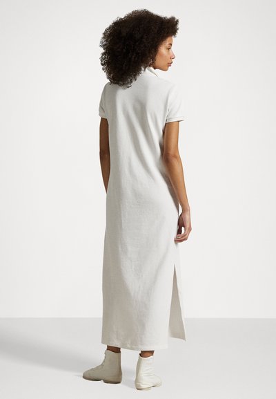 Polo Ralph Lauren Cotton Mesh Polo Dress - Kjole - white