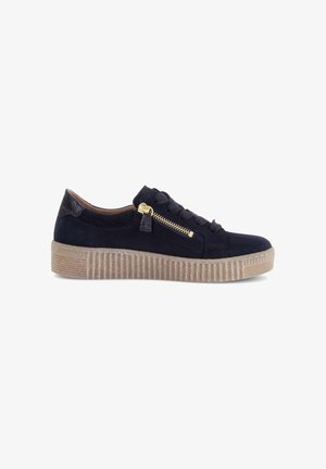 Gabor, GABOR SNEAKER LOW - Trainers - dark-blue gold-coloured
