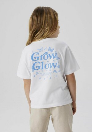 Print T-shirt - bright white
