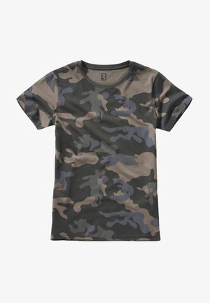 T-shirt imprimé - dark camouflage