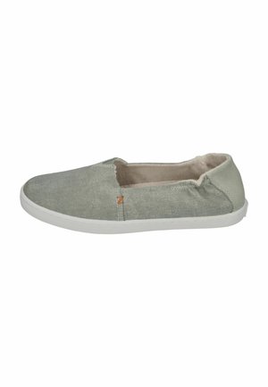 Slip-ons - cucumber white