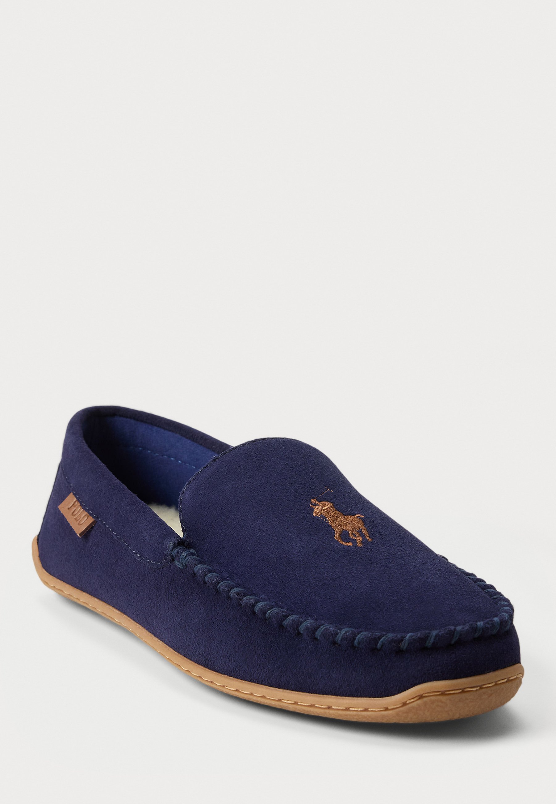 Polo Ralph Lauren BRENAN SUEDE SLIPPER - Slippers - navy/dark blue