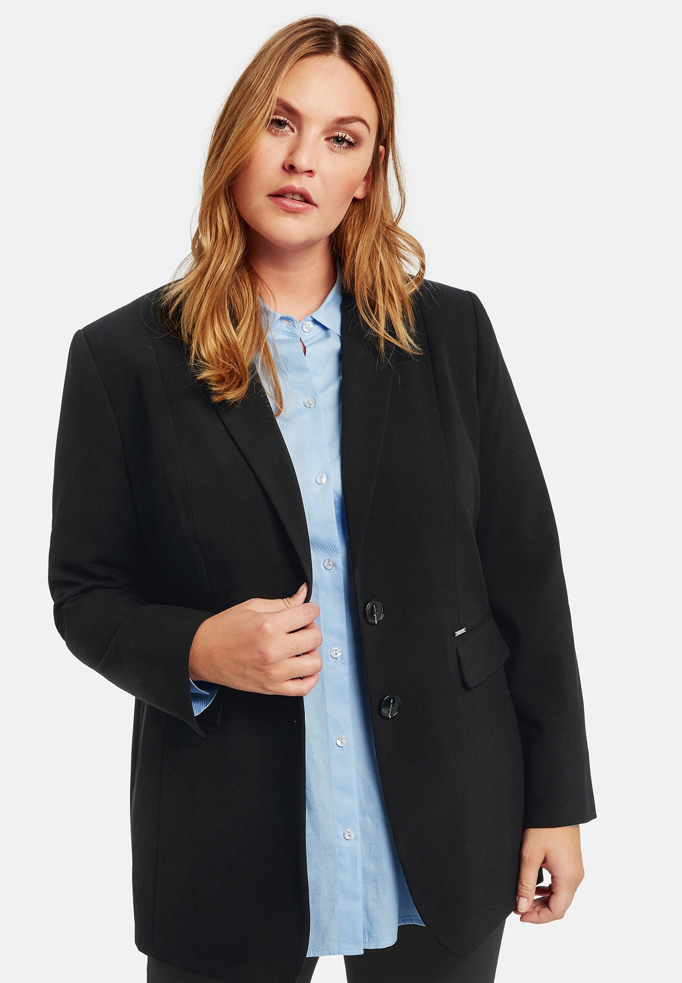 Samoon Blazer - black/zwart - Zalando.be