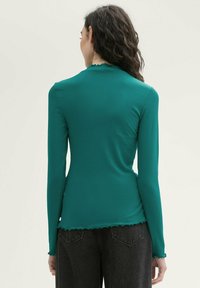 TOM TAILOR DENIM MIT STRUKTUR - Hosszú ujjú felső - jade green