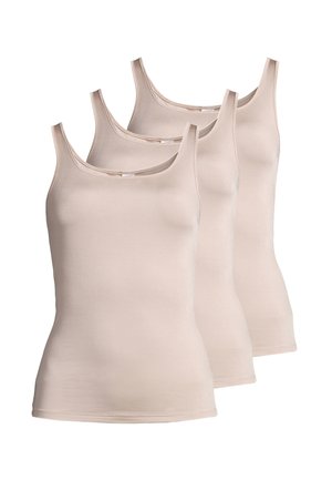 3ER PACK - Unterhemd/-shirt - latte macchiato