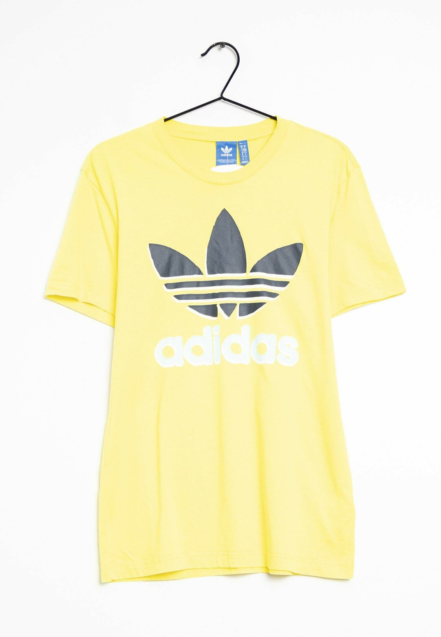 adidas retro t shirt yellow