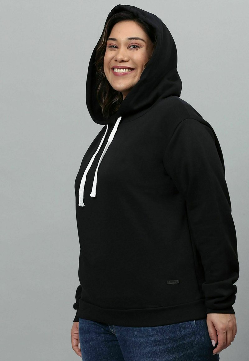 Damen Sweatshirts | Instafab Plus Kapuzenpullover black/schwarz - WL97828 Damen Sweatshirts | Instafab Plus Kapuzenpullover black/schwarz - WL97828