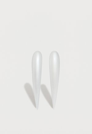 NAIL EARRINGS PEARL - Auskari - white