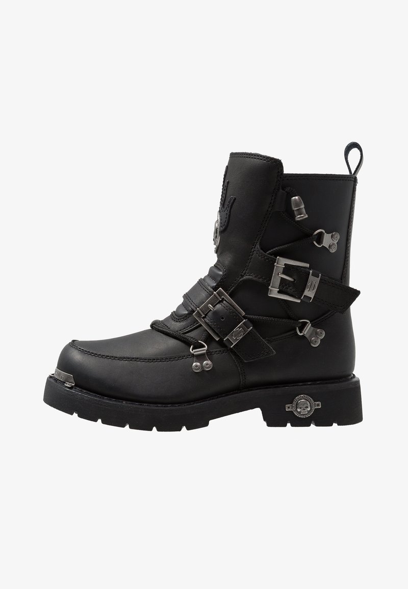 Harley Davidson DISTORTION - Cowboy-/Bikerstiefelette - black