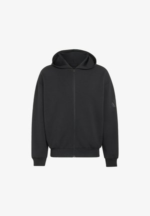 adidas Sportswear, SOFT LUX FULL-ZIP HOODIE - Mikina na zip - black