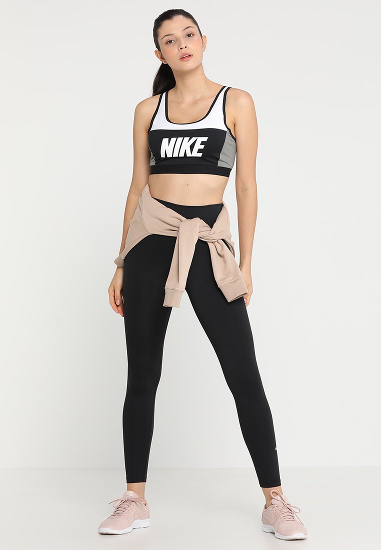 Nike Performance One Collants Black White Noir Zalando Be