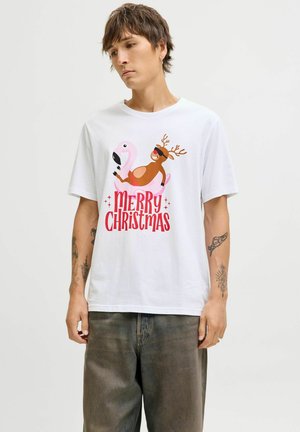X-MAS - T-shirt print - white