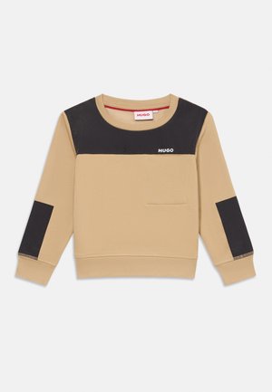 SWEATSHIRT - Sweatshirt - beige/black