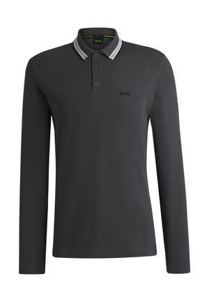BOSS PLISY - Long sleeved top - dark grey
