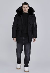 SIKSILK Zimná bunda - black