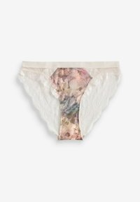 Next 2 PACK - Klasični kroj - pink watercolour floral print sage green
