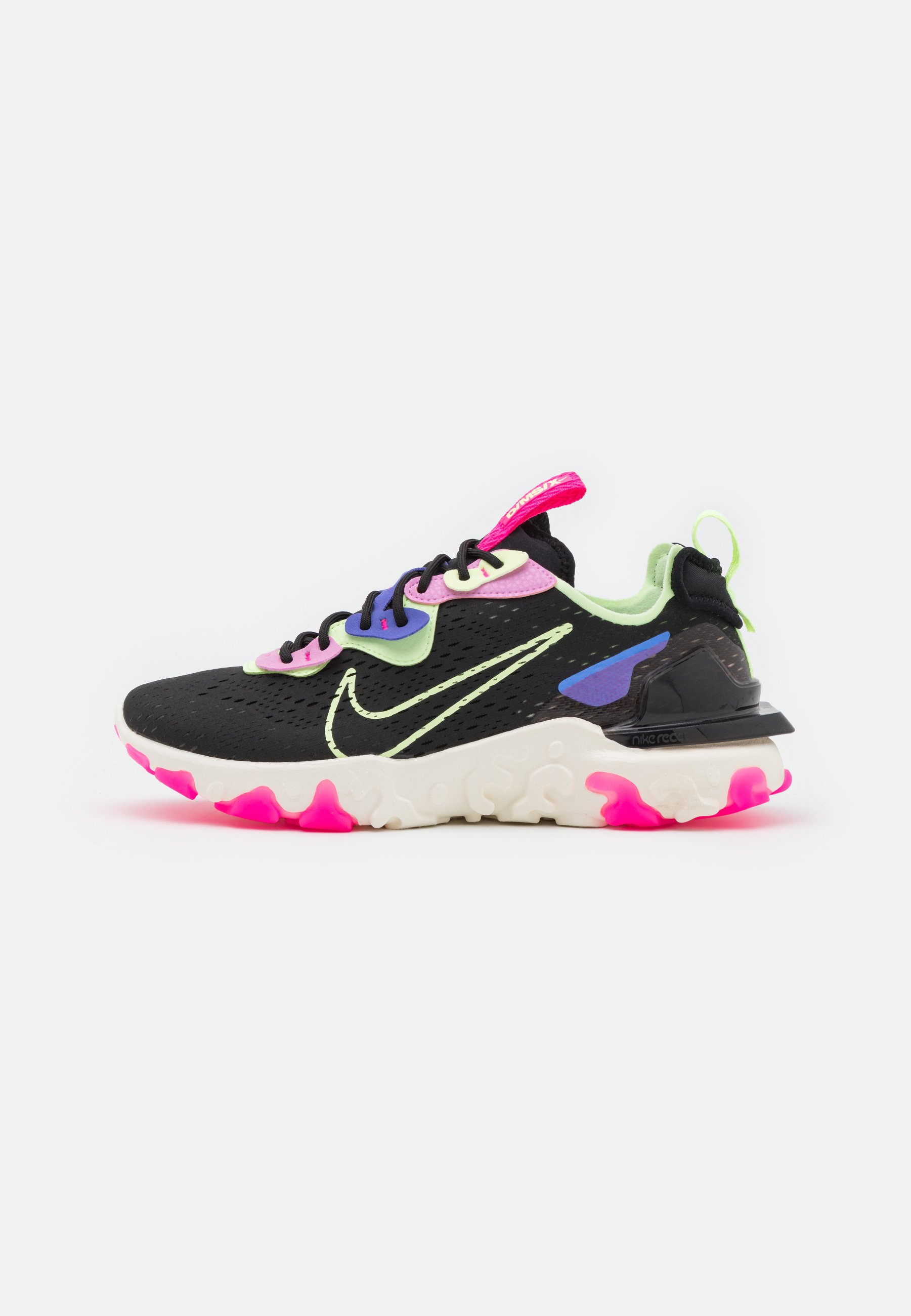 nike react vision summit white black barely volt