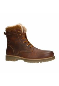 Manfield Bottines à lacets - cognac