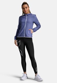 2XU AERO - Laufjacke - blue stone halogen reflective