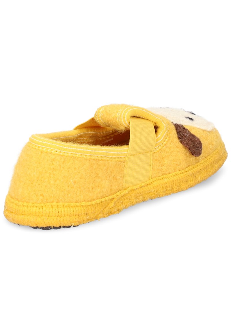 Kinder Klettschuhe | Haflinger PETS SONNE Slipper gelb - CE68081 Kinder Klettschuhe | Haflinger PETS SONNE Slipper gelb - CE68081