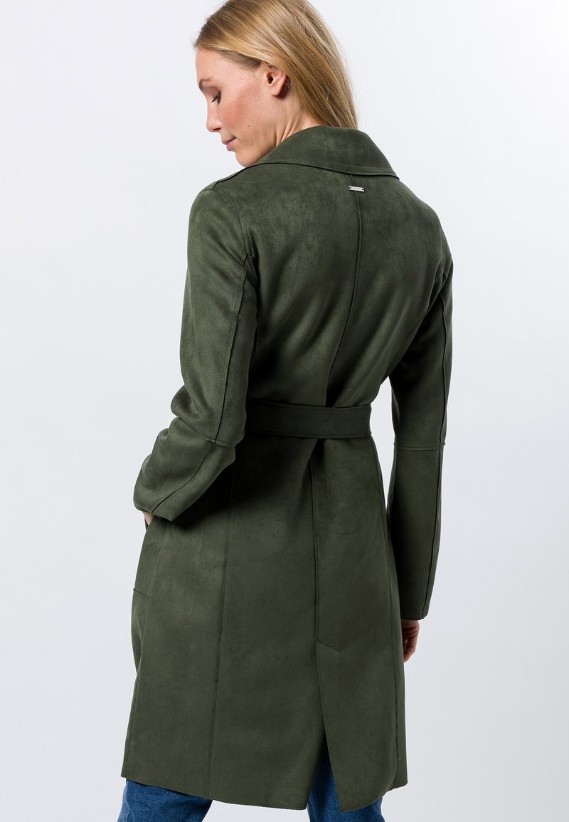 Damen Parkas | zero Trenchcoat dark basil/grün - SB59103 Damen Parkas | zero Trenchcoat dark basil/grün - SB59103