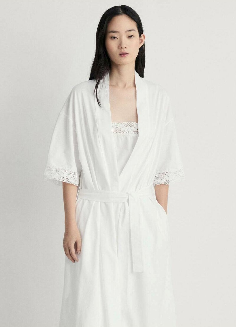 Mango MIRNA - Bademantel - white