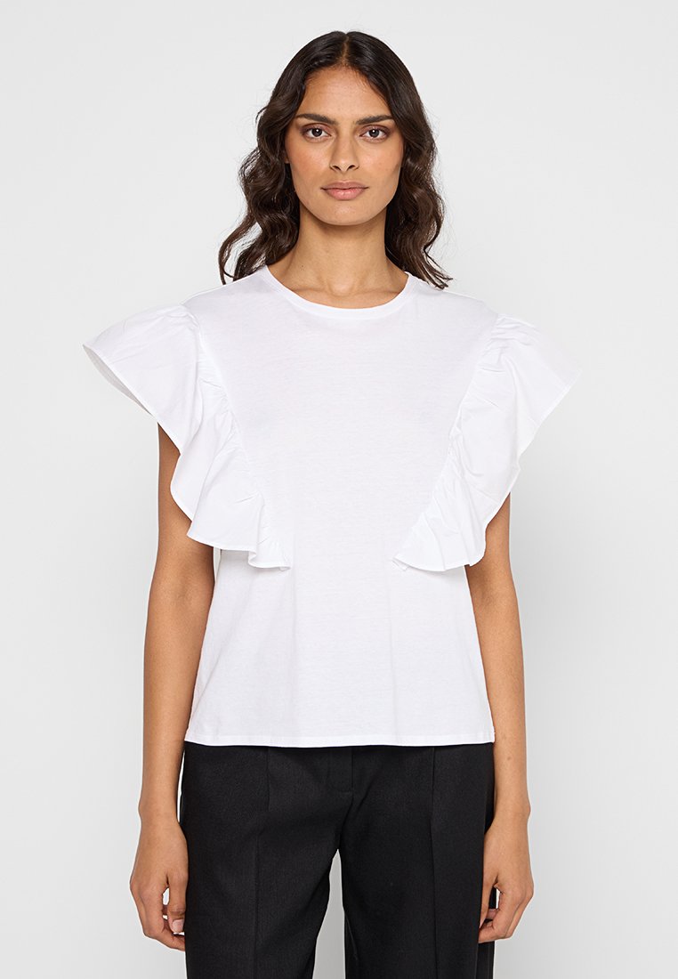 Mango T-shirt basic wit Mango T-shirt basic wit