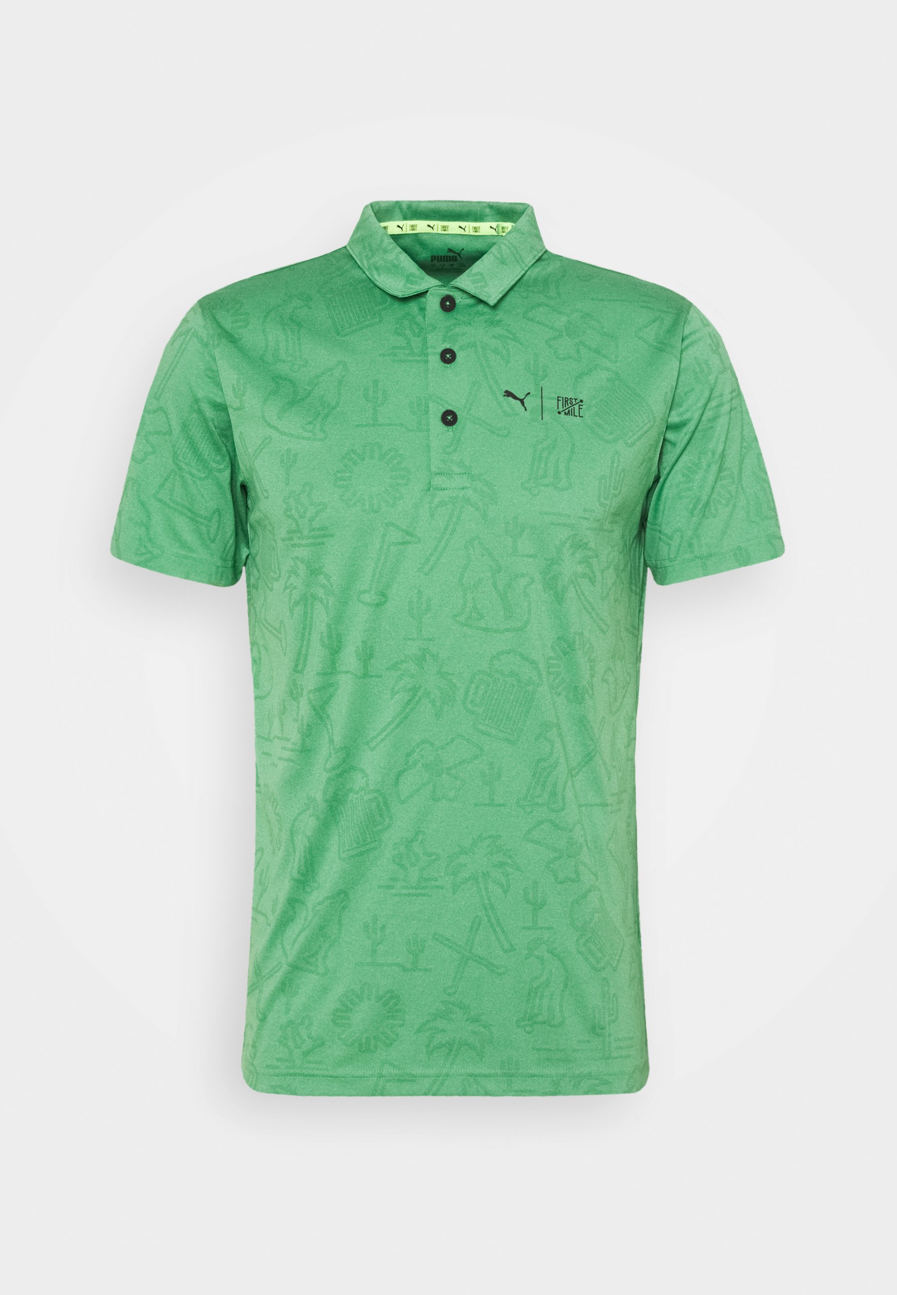 puma green polo