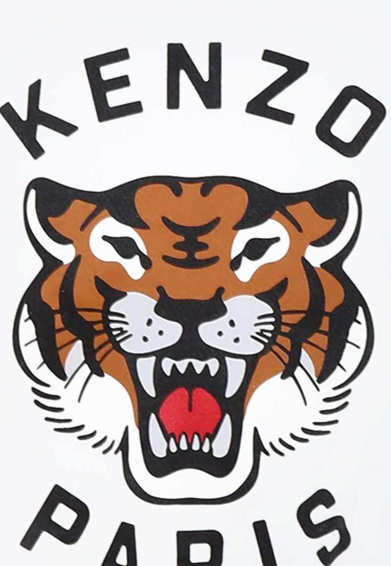 KENZO kids A MANICA CORTA T-shirt con stampa white/bianco