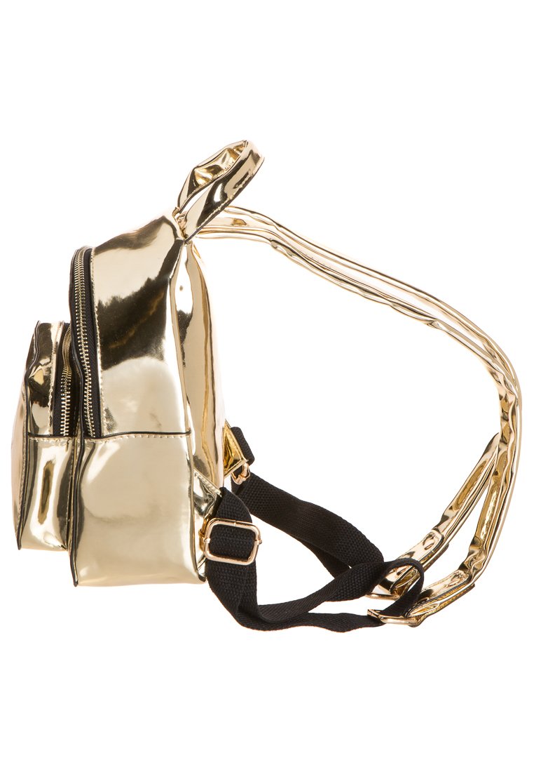 gold metallic mini backpack Kane Double Pocket Large Ready to polish your wardrobe New ROCK Gold Backpack with