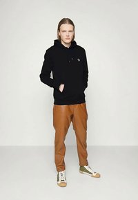 PS Paul Smith FIT HOODY ZEBRA - Felpa - black