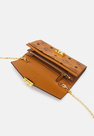 MCM TRACY FLAP WALLET  - Portemonnee - cognac