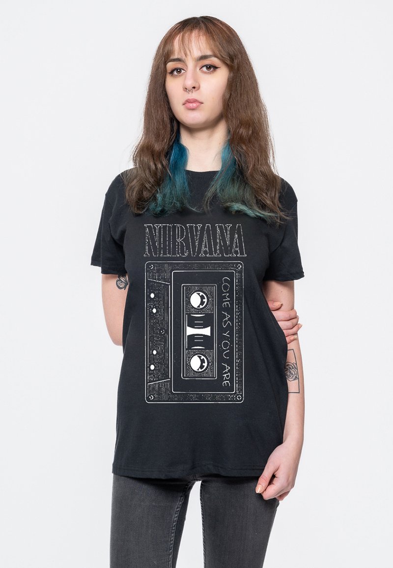 Paradiso Clothing NIRVANA COME AS YOU ARE TAPE - Print T-shirt - black