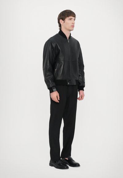 Iceberg GIUBBOTTO PELLE - Lederjacke - nero