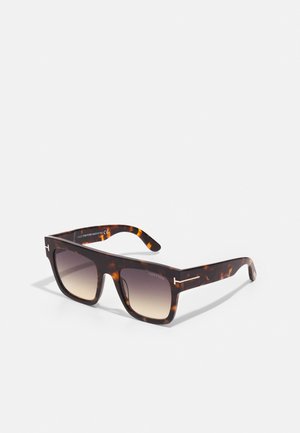 Tom Ford UNISEX - Sunglasses - dark havana/gradient smoke