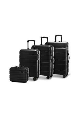 SET WITH A COSMETIC - Luggage set - black