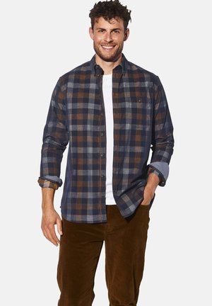 JALIM - Hemd - braun kariert