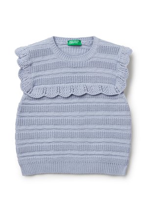 WITH RUFFLE - Strickpullover - violet