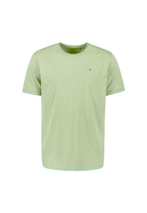 NO EXCESS, SLUB WITH ROUND NECK - T-Shirt basic - seagreen
